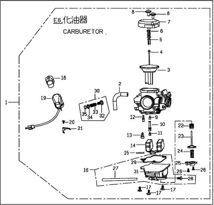 Genuine Blur Carburetor